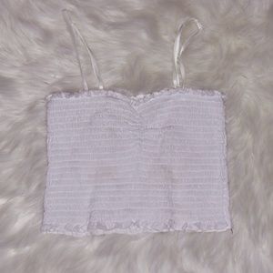 White Crop Top